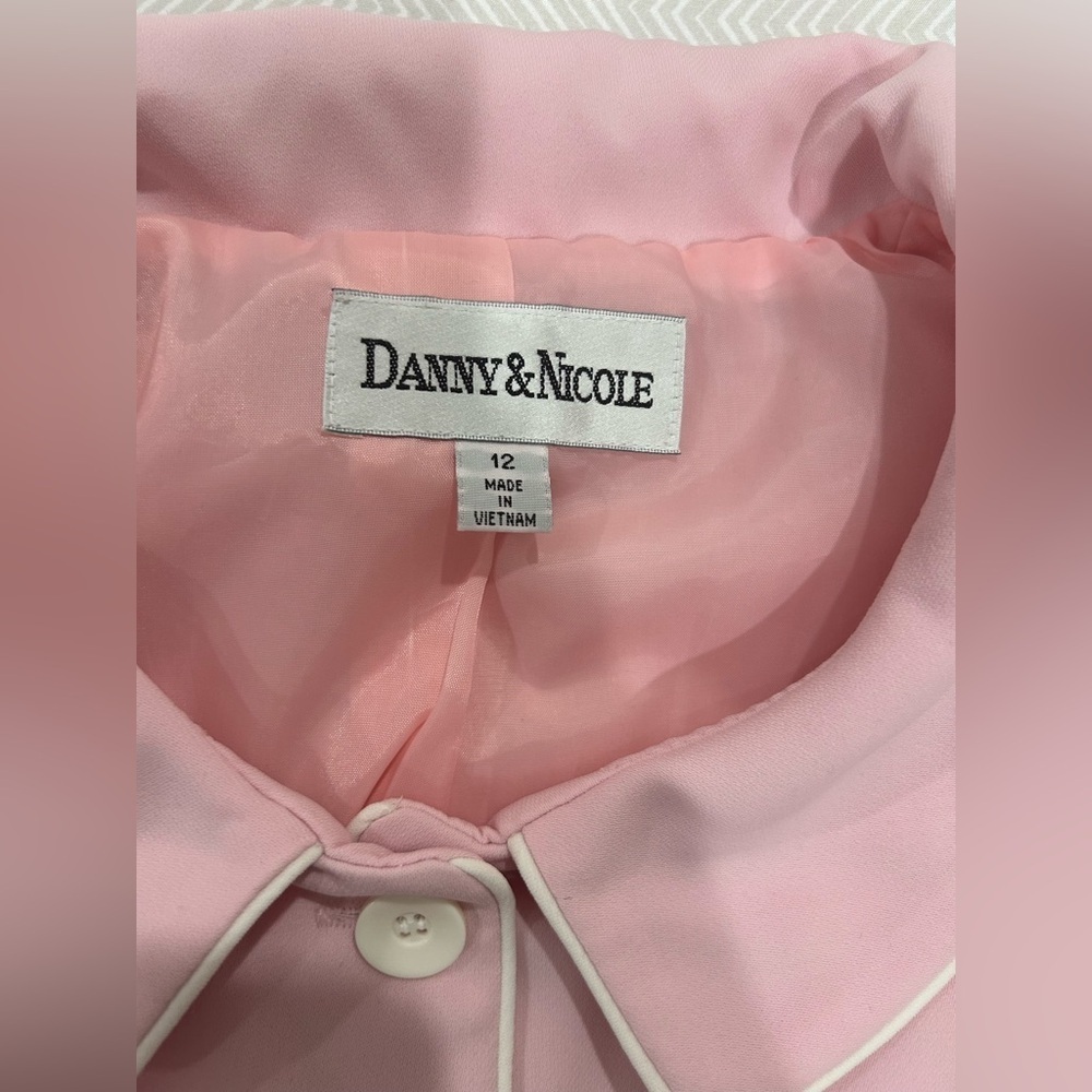 Vintage Danny & Nicole Powder Pink Skirt Set - Picture 4 of 6